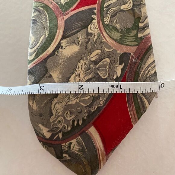 Vintage Marisap 100% Silk 3” Wide Necktie Ancient Romans - Picture 6 of 11